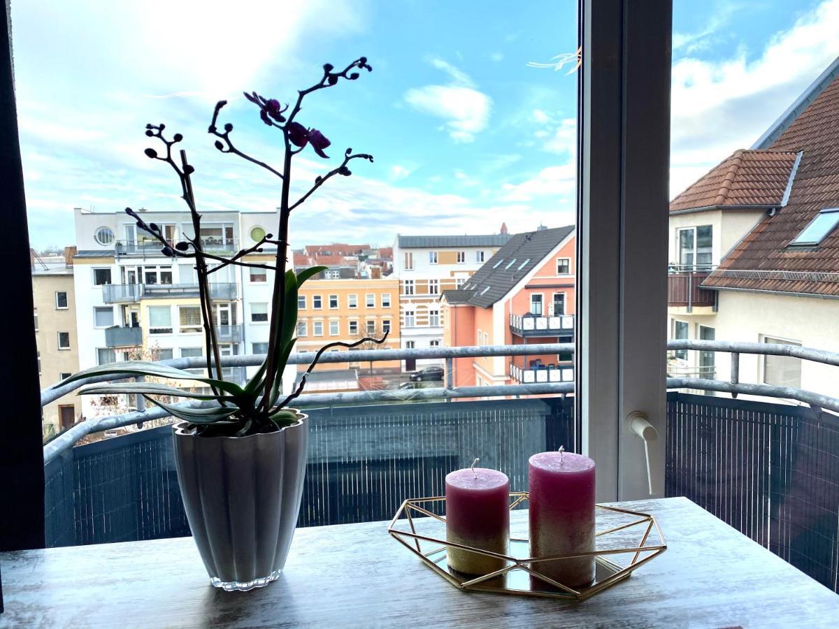 Cottbus-Apartments - Red Apartment I Privat I Wifi I Kueche I Balkon Exteriér fotografie